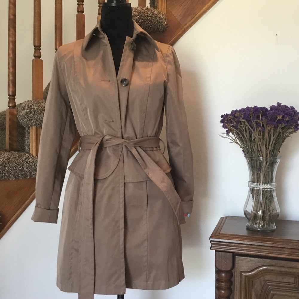 Plenty by Tracy Reese Tan Corine Trench Coat